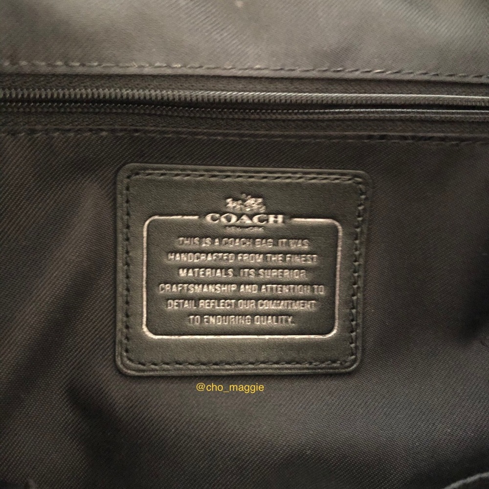 Coach Bronze Turnlock Rucksack - Picture 5 of 8